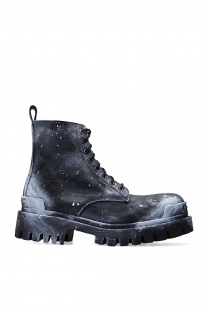 【BALENCIAGA】 Leopold Bootie フラットシューズ Balenciaga Leopold Embellished Mesh Bootie Flats - Bergdorf
